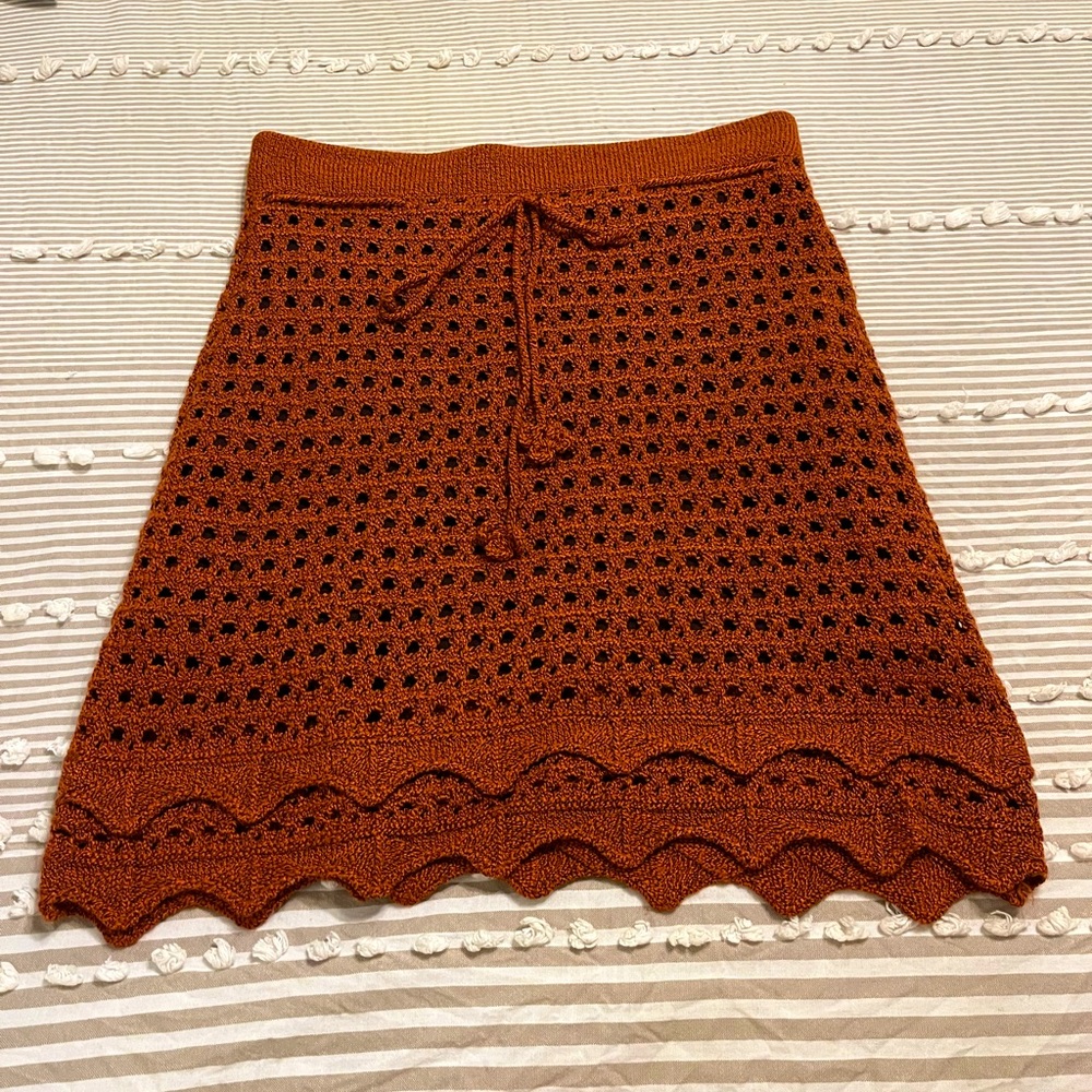 Beautiful Boutique Crochet Skirt, Size Small